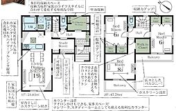 さいたま市岩槻区東岩槻　1号棟　　全2