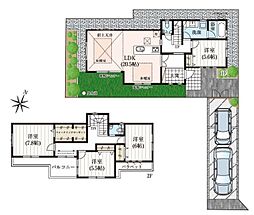 さいたま市北区盆栽町　J号棟　全2