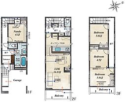 蕨市中央7丁目　2号棟　全2