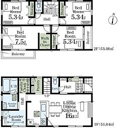さいたま市岩槻区城南1期 2号棟 全3