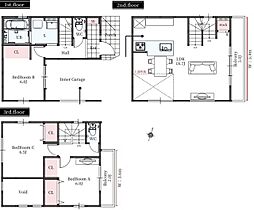 さいたま市南区内谷1期　1号棟　全2