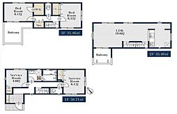 蕨市中央604　2号棟　全2