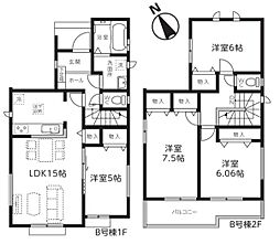 さいたま市桜区大久保領家第7期 B号棟 全2