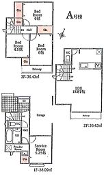 さいたま市北区大成町4丁目　A号棟　全3