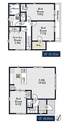 さいたま市見沼区東大宮　1号棟　　全2