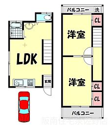 泉大津市東助松町1丁目の一戸建て