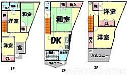 貝塚市三ツ松の一戸建て
