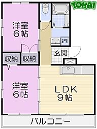 メロディハイツ下村II 2-1