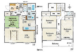 新築一戸建　海老名市国分寺台1丁目　1号棟