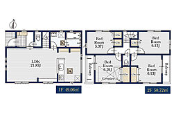 新築一戸建　茅ヶ崎市緑が浜　2号棟