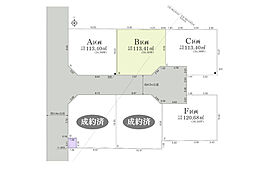 土地　平塚市纒4丁目　B区画