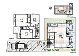 杉並区浜田山1丁目　新築戸建　全5棟　3号棟
