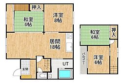 西十八条南3丁目一戸建て -