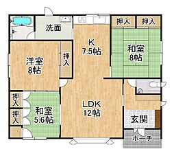 西20南3瀬貸家 1