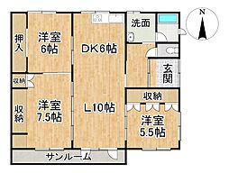 西19南4丁目貸家 1