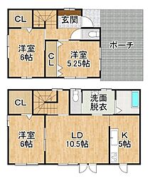 緑ヶ丘東通貸家 1