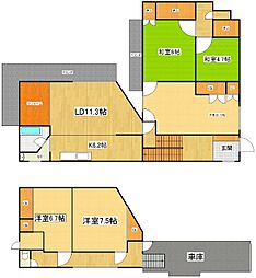 柏林台中町3丁目20テラスハウス 2F