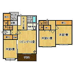 西22南3　1棟2戸貸家 west