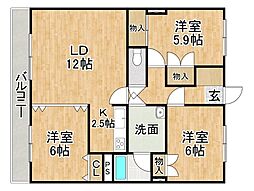ハイツおびうん1 303