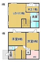 東10条南6丁目5−5−3貸家 1