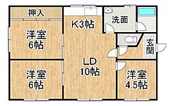 芽室町西3条2丁目貸家 1