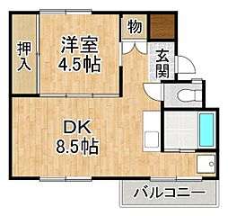 ビレッジハウス帯広1号棟 203
