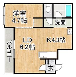 ウェルデ壱番館 4-D