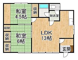 西10条北3丁目貸家 1