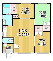 西25南3　2戸借家 nishi