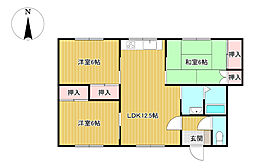西25南3 一戸平屋建貸家 -