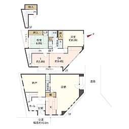 大阪市生野区勝山北二丁目 店舗付住宅