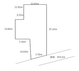 東大阪市高井田中1丁目 事業用地