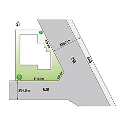 埼玉県新座市石神一丁目土地（古家付）