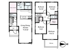 所沢市下安松戸建