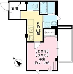 レジデンス泰地 203号室