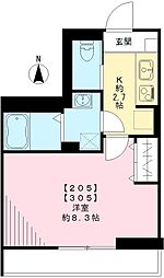 サウスクリーク大鳥居 305号室