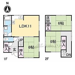 奈良市学園大和町６丁目の一戸建て