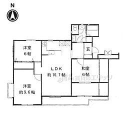 近鉄東生駒ガーデンハイツＤ棟 101