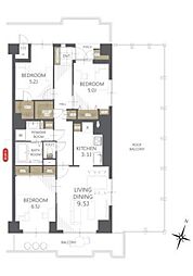 高品ハイツ1号棟