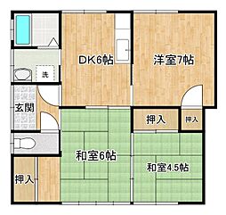 藤元貸家（下財部1674−2） Ｂ棟