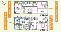 神奈川県横浜市瀬谷区橋戸3丁目第8新築戸建全2棟-2号棟