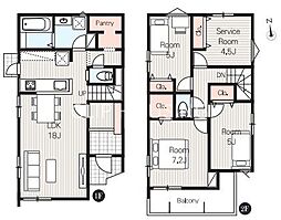 横浜市磯子区滝頭1丁目戸建 新築全2棟-1号棟