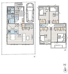 神奈川県横浜市港南区芹が谷1丁目V新築戸建全2邸-2号棟