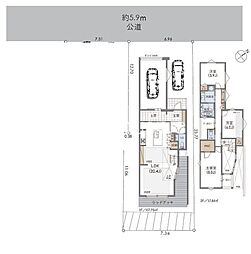 横浜市磯子区洋光台2丁目 新築戸建全2棟-2号棟
