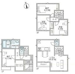 南区清水ヶ丘 新築全2棟-B号棟