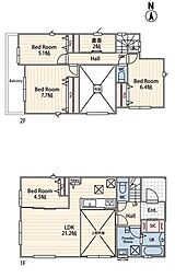 横浜市栄区桂台西2丁目戸建 新築全3-3号棟