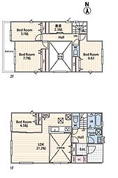 横浜市栄区桂台西2丁目戸建 新築全3棟-1号棟