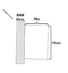 鈴鹿市北江島町　土地