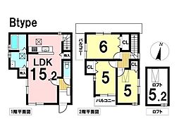 名古屋市緑区鳴海町字有松裏　全2棟　Btype　新築一戸建て