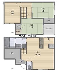 中百舌鳥町6丁貸家